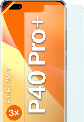 Produktbild von moex® 3x Schutzfolie kompatibel mit Huawei P40 Pro Plus - Displayschutzfolie Anti Reflex Folie, Matt