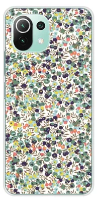Image de 1001Coques - Coque silicone compatible avec Xiaomi Mi 11 Lite - Motif liberty wiltshire vert - Design original imprimé en France