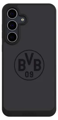 Produktbild von NIVOCASE Handyhülle für Samsung Galaxy S25 FE  Hülle NIVOpure Case Schwarz BVB Borussia Dortmund Logo