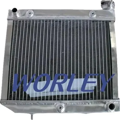 Produktbild von Kühler, Aluminiumlegierung, kompatibel mit Honda TRX450R TRX450, maximale Betriebsdruck 85 PSI, maximale Berstdruck 245 PSI, Betriebstemperatur -65°F bis 500°F