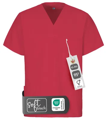 Produktbild von Schlupfkasack, uni, weinrot, XL : XL : weinrot : 50% Baumwolle 50% Polyester