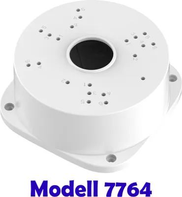 Produktbild von Montagebox CamBox Abzweigdose Anschlussdose Anschlussgehäuse Wand Dose Universal Kamera Montage für Überwachungskamera PVC