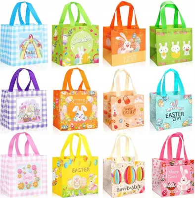 Produktbild von Osterei-Tasche wiederverwendbar 12 Stück 20x21cm