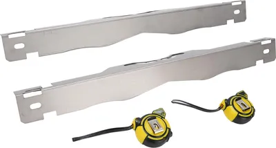 Zdjęcie produktu dla 2 Pcs Wheel Alignment Tool Heavy Duty Steel Toe Alignment Measurement Tool with 2 Tape Measures for Car