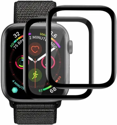 Zdjęcie produktu dla szkło ochronne 2x-3D do Apple Watch Series 6 / SE 44 mm z folią pancerną Full CURVED Screen
