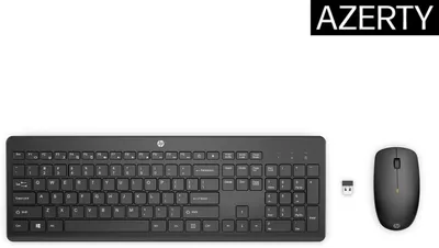 Produktbild von HP 150 - Tastatur-und-Maus-Set - USB - GB - Schwarz