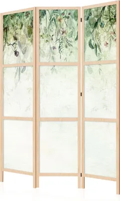 Immagine prodotto di LUMASOUL Paravento monofacciale, paravento divisorio per interni, motivo floreale, 135x172 cm