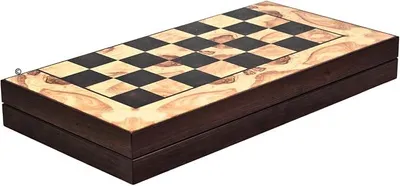 Imagen del producto de Juego de backgammon Manopoulos, madera de roble, 48 cm