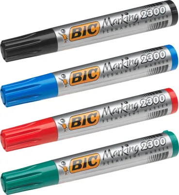 Produktbild von BIC Permanent Marker 2300 Ecolutions Keilspitze 4er Etui