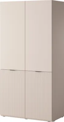 Produktbild von Kleiderschrank Sandbox Drehtürenschrank Schrank 101X200X51 Cm Beige