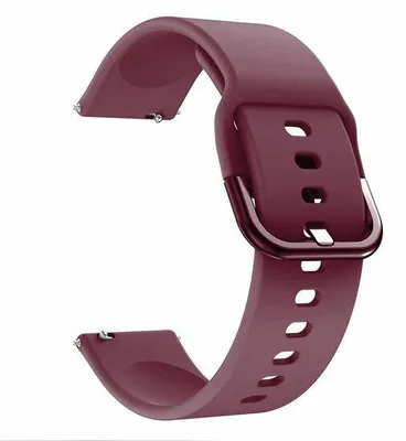 Produktbild von By Qubix Silikon Sportband - Bordeaux - passend für Garmin Approach S12 / S40 / S42