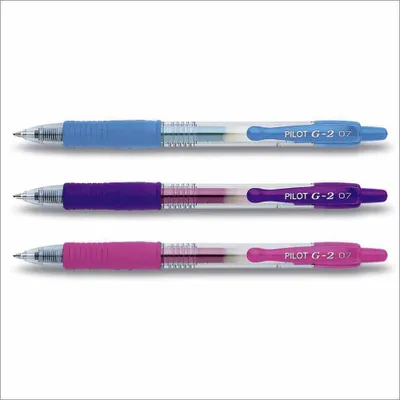 Produktbild von Pilot G2-07 Gelschreiber - 3er-Set hellblau, violett, pink