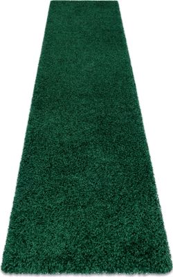 SOFFI chlpatý behúň 5 cm fľaša zelená - do kuchyne, predsiene, chodby, chodby zelená 60x200 cm