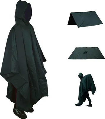 Produktbild von Agora-Tec® Regen Poncho Zelt Plane