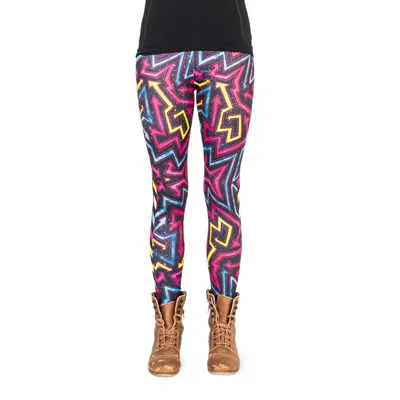 Produktbild von cosey - Neon Line Leggings (Einheitsgröße) - Design Retro Arrows