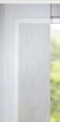 Produktbild von Neusser Collection Flächenvorhang Welle weiß, 60 x 280 cm