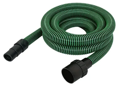 Staubabsaugschlauch 5 m, grün, Ø 3,5 cm