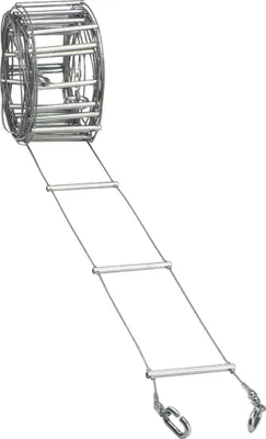 Zdjęcie produktu dla Drabina stalowa 12,5 cm szara 10 m szara 10 m