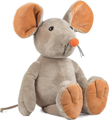 Produktbild von Schaffer 4753 Plüsch Maus Eddi 37 cm - Langlebiges, maschinenwaschbares und umweltfreundliches Plüschtier ideal für Baby Spielzeug