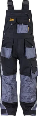Produktbild von Terrax Kinder-Latzhose TTJ-R schwarz/grau Gr. 164
