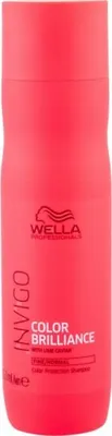Zdjęcie produktu dla Wella Professionals INVIGO Color Brilliance Shampoo Fine, 250 ml, Szampon, Użytkownicy nieprofesjonalni, Unisex, Kolorowe włosy, Mocne włosy, Włosy normalne, Wszystkie kolory