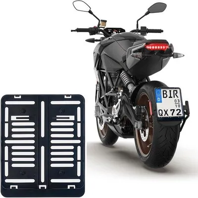 Productafbeelding van Motorfiets- en scooter-licentiehouders - Kunststof - Zwart - Stukprijs
