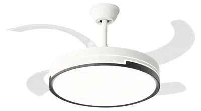 Produktbild von Einziehbarer Deckenventilator mit LED-Licht und Timer