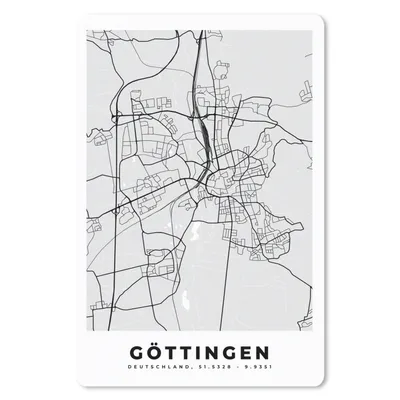 Produktbild von MuchoWow® Mauspad Mousepad Stadtplan - Deutschland - Karte - Göttingen 40x60 cm - Mousepads - Maus Mat - Pad - Mausunterlage - Schreibtisch Accesoire