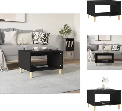 Produktbild von vidaXL Couchtisch Schwarz 60x50x40 cm Holzwerkstoff -  Couchtische