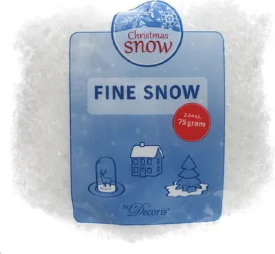Produktbild von Dekoschnee für Winterlandschaften und festliche Dekorationen