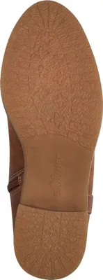 Produktbild von s.Oliver Damen Stiefelette rustikaler Boot Reißverschluss Blockabsatz 5-25306-43, Größe:39 EU, Farbe:Braun