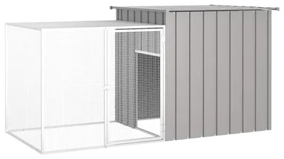 Zdjęcie produktu dla Klatka dla królików, zewnętrzna - 200 x 91 x 100 cm - Stal ocynkowana