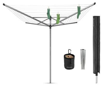 Produktbild von Brabantia 117145, Metall, Grau, 60 m, 115 mm, 149 cm, 197 cm
