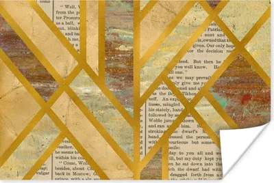 Produktbild von MuchoWow® Poster Vintage - Marmor - Design 90x60 cm - Schlafzimmer