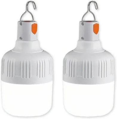 Immagine prodotto di Lampada da campeggio a LED da 800 lumen - Ricaricabile - Impermeabile - Lampada da esterno portatile a luce bianca