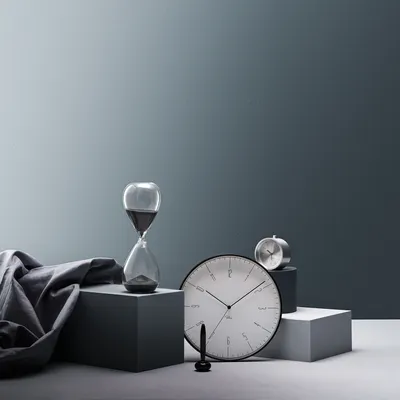 Walnuss-Sanduhr 60 Minuten - Premium Timer Für Büro & Deko In Weiß