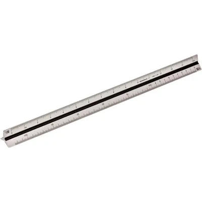 Produktbild von RUMOLD Dreikantlineal 30,0 cm, silber
