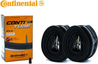 Produktbild von 2 Stück 26 Zoll Continental Fahrrad Schlauch MTB City 47/62-559 SV42 Sclaverand Ventil tube