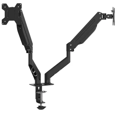 Obrázok produktu pre vidaXL Dvojité rameno monitora pre max. 27 palcov s plynovou pružinou 20 kg