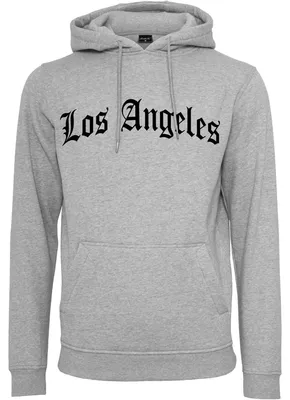 Produktbild von Mister Tee - "Los Angeles" Kapuzenpullover für Herren TN1945 (M) (Grau meliert)