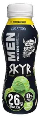 Zdjęcie produktu dla Bakoma MEN Protein Skyr Jogurt pitny o smaku pistacjowym 300g