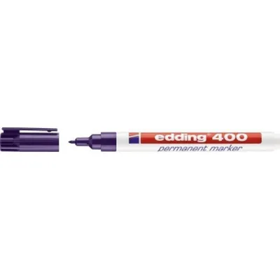 Produktbild von edding Permanentmarker 400 4-400008 1mm nachfüllbar Rundspitze violett