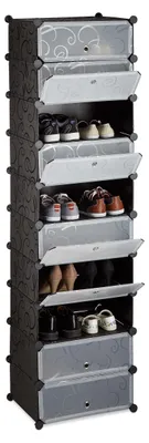 Obrázok produktu pre Relaxdays 4052025956356, Zatvorené, Kov, Plast, 10 police/políc, 490 mm, 1760 mm, 45 cm