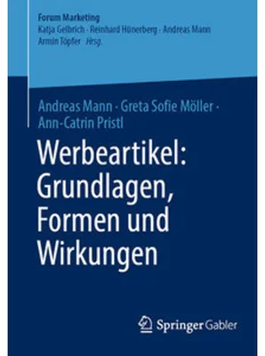 Obrázek produktu pro Werbeartikel: Grundlagen, Formen und Wirkungen