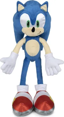 Image de Peluche Sonic 30 cm, tissu doux, idéale pour les collectionneurs