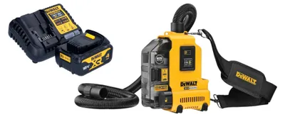 Image de DeWalt DWH 161 M1 Aspirateur universel sans fil 18 V 0,21 l Brushless + 1x batterie 4,0 Ah + chargeur