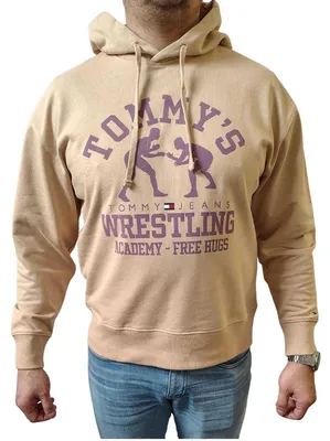 Produktbild von Tommy Jeans - Kapuzenpullover für Herren, lose Passform NA645 (XS) (Beige)