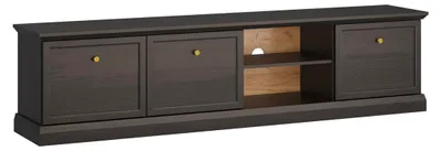 Produktbild von TV-Möbel Toja mit 3 Türen, Anthrazitfarbenes Holzoptik, 206.2cm