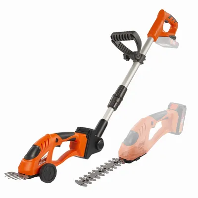 Produktbild von Powerplus Teleskopischer Elektrischer Trimmer Ohne Batterie 20v Orange One Size / EU Plug 220V Orange One Size