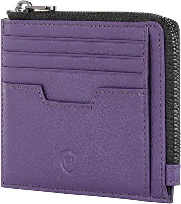 Produktbild von Elegantes Leder Kartenetui Geldbörse für Herren & Damen, schlankes Kreditkartenetui im Medium Format, RFID Schutz, minimalistisch & hochwertig